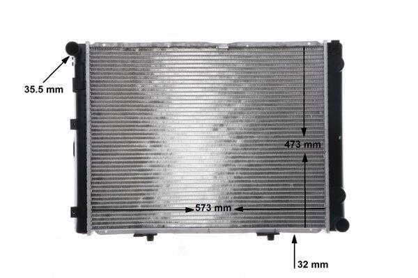 Radiateur moteur (Radiateur de refroidissement) MAHLE Aftermarket CR 284 000S