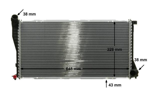 Radiateur moteur (Radiateur de refroidissement) MAHLE Aftermarket CR 288 000P