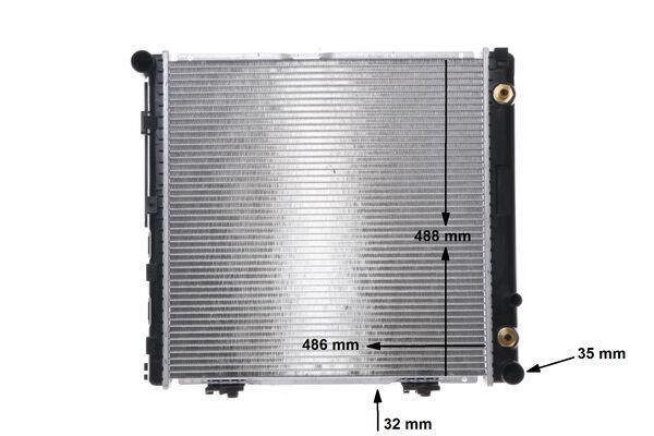 Radiateur moteur (Radiateur de refroidissement) MAHLE Aftermarket CR 291 000S