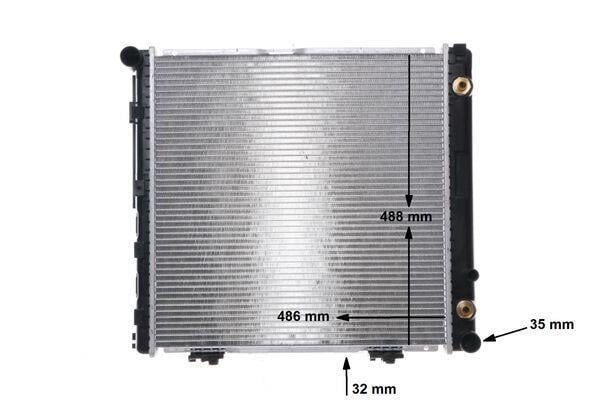 Radiateur moteur (Radiateur de refroidissement) MAHLE Aftermarket CR 291 000S