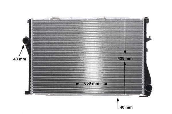 Radiateur moteur (Radiateur de refroidissement) MAHLE Aftermarket ref. CR 295 000S