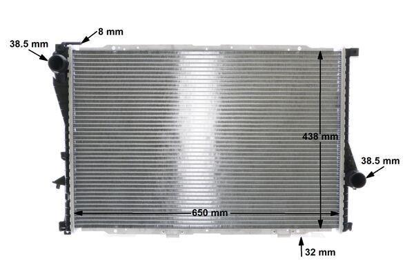 Radiateur moteur (Radiateur de refroidissement) MAHLE Aftermarket CR 296 000S