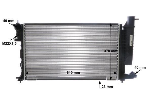 Radiateur moteur (Radiateur de refroidissement) MAHLE Aftermarket CR 306 000S
