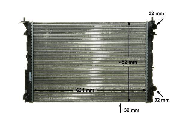 Radiateur moteur (Radiateur de refroidissement) MAHLE Aftermarket CR 311 000P