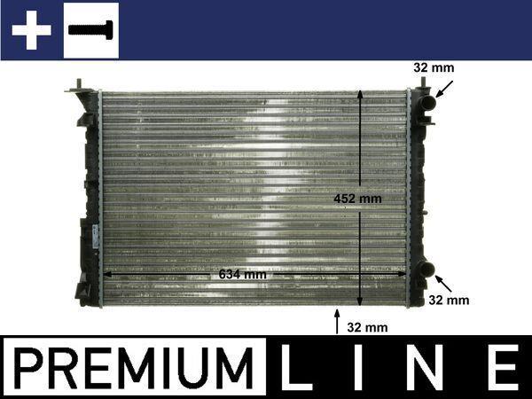 Radiateur moteur (Radiateur de refroidissement) MAHLE Aftermarket CR 311 000P