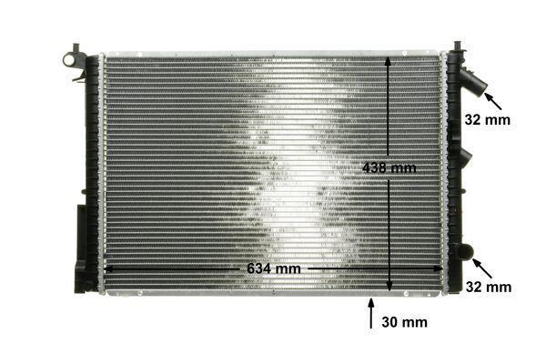 Radiateur moteur (Radiateur de refroidissement) MAHLE Aftermarket CR 312 000P