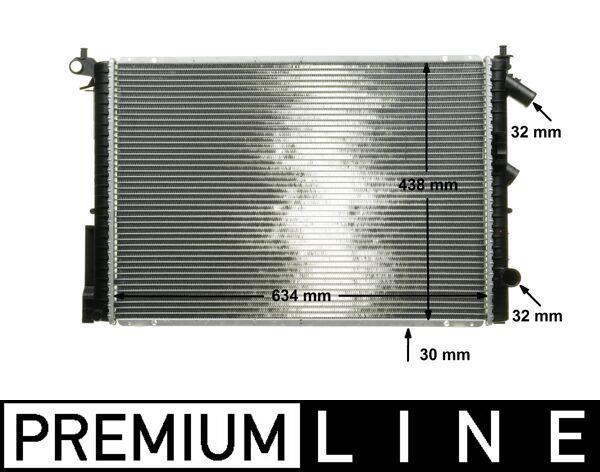 Radiateur moteur (Radiateur de refroidissement) MAHLE Aftermarket CR 312 000P