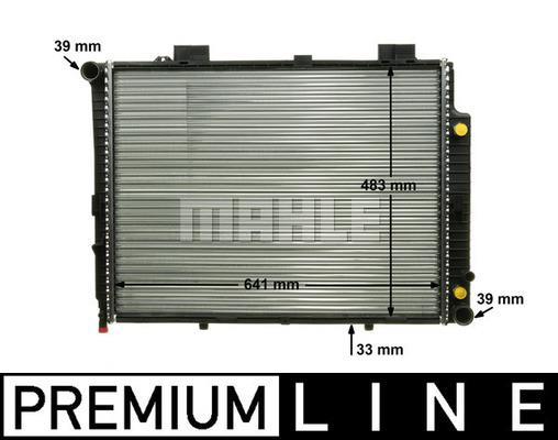 Radiateur moteur (Radiateur de refroidissement) MAHLE Aftermarket CR 315 000P