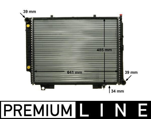 Radiateur moteur (Radiateur de refroidissement) MAHLE Aftermarket CR 316 000P