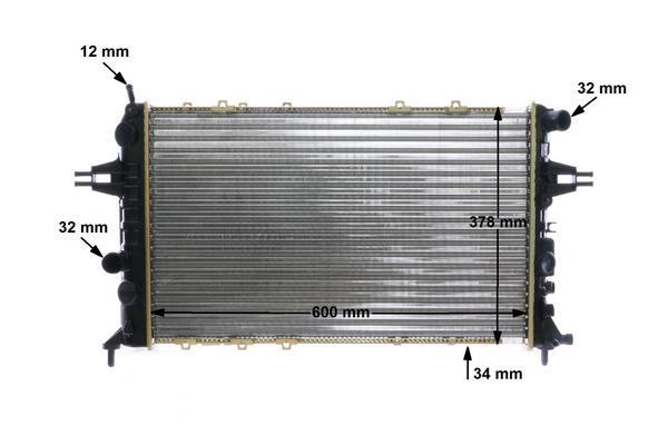 Radiateur moteur (Radiateur de refroidissement) MAHLE Aftermarket CR 321 000S