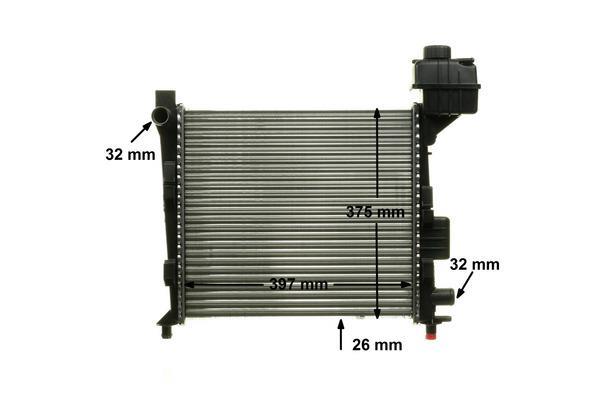 Radiateur moteur (Radiateur de refroidissement) MAHLE Aftermarket CR 322 000P