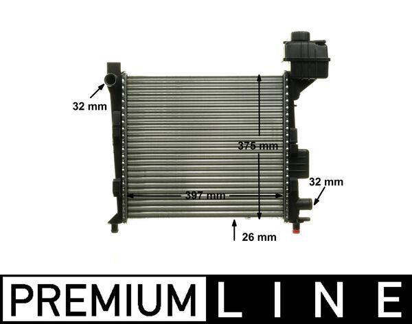 Radiateur moteur (Radiateur de refroidissement) MAHLE Aftermarket CR 322 000P
