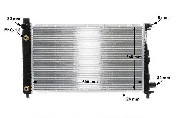 Radiateur moteur (Radiateur de refroidissement) MAHLE Aftermarket CR 324 000S