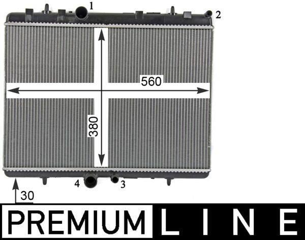 Radiateur moteur (Radiateur de refroidissement) MAHLE Aftermarket CR 32 000P