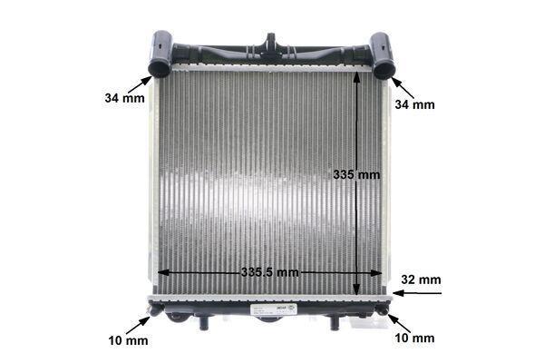 Radiateur moteur (Radiateur de refroidissement) MAHLE Aftermarket CR 339 000S