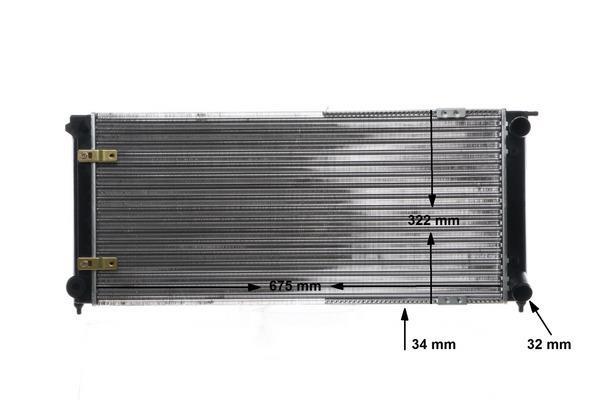 Radiateur moteur (Radiateur de refroidissement) MAHLE Aftermarket CR 341 000S
