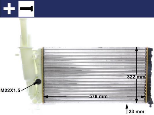 Radiateur moteur (Radiateur de refroidissement) MAHLE Aftermarket CR 354 000S
