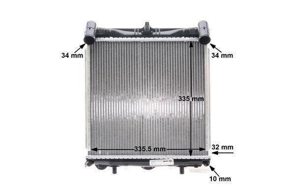Radiateur moteur (Radiateur de refroidissement) MAHLE Aftermarket CR 370 000S