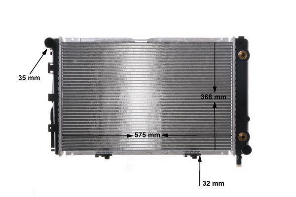 Radiateur moteur (Radiateur de refroidissement) MAHLE Aftermarket CR 371 000S