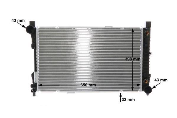 Radiateur moteur (Radiateur de refroidissement) MAHLE Aftermarket CR 387 000S