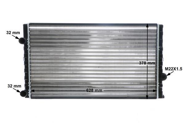 Radiateur moteur (Radiateur de refroidissement) MAHLE Aftermarket ref. CR 399 000S