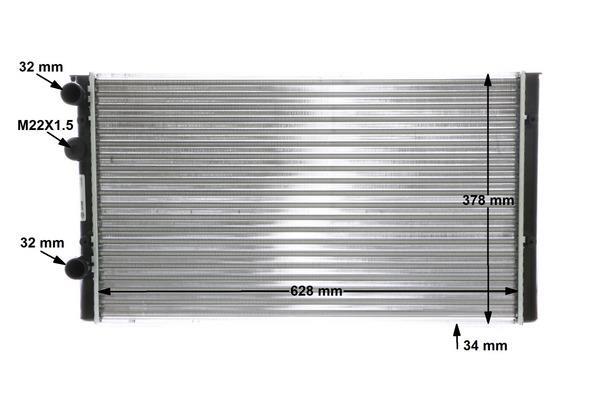 Radiateur moteur (Radiateur de refroidissement) MAHLE Aftermarket CR 401 000S