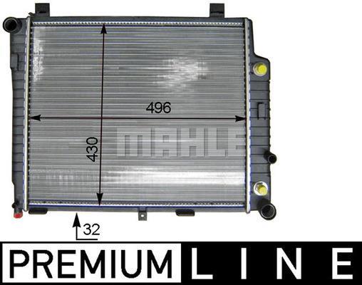 Radiateur moteur (Radiateur de refroidissement) MAHLE Aftermarket CR 406 000P