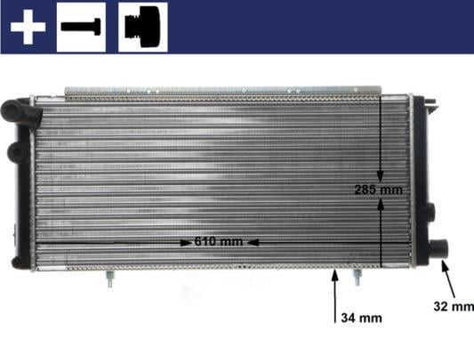 Radiateur moteur (Radiateur de refroidissement) MAHLE Aftermarket CR 425 000S