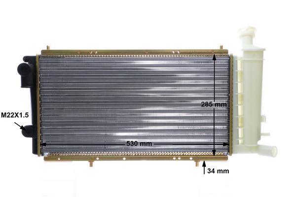 Radiateur moteur (Radiateur de refroidissement) MAHLE Aftermarket CR 427 000S