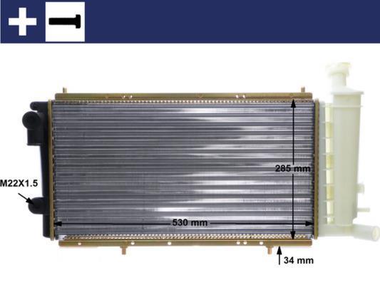 Radiateur moteur (Radiateur de refroidissement) MAHLE Aftermarket CR 427 000S