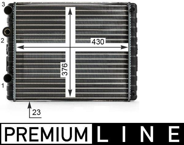 Radiateur moteur (Radiateur de refroidissement) MAHLE Aftermarket CR 42 000P