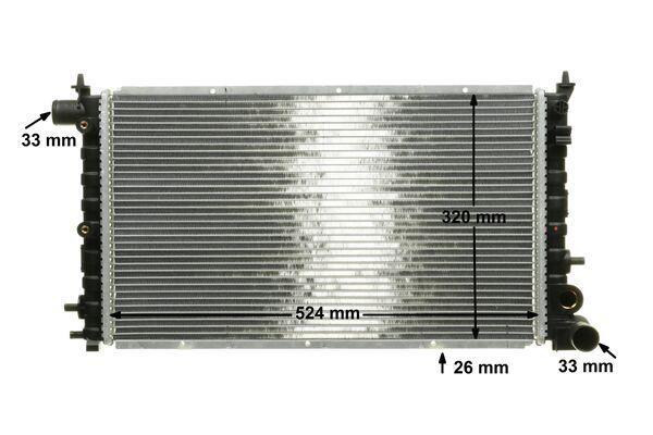 Radiateur moteur (Radiateur de refroidissement) MAHLE Aftermarket CR 430 000P