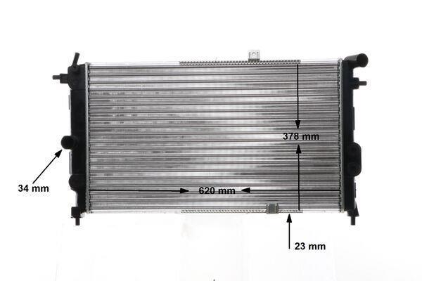 Radiateur moteur (Radiateur de refroidissement) MAHLE Aftermarket ref. CR 438 000S