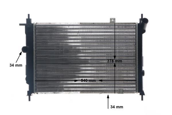Radiateur moteur (Radiateur de refroidissement) MAHLE Aftermarket CR 447 000S