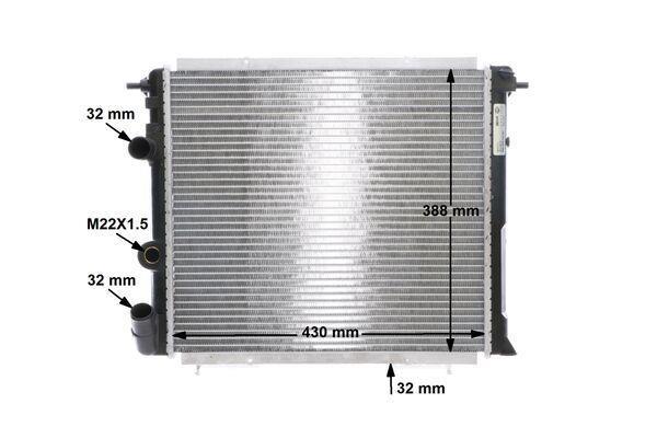 Radiateur moteur (Radiateur de refroidissement) MAHLE Aftermarket CR 451 000S