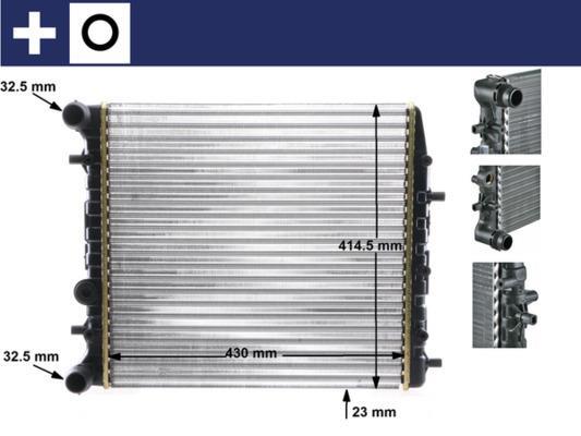 Radiateur moteur (Radiateur de refroidissement) MAHLE Aftermarket CR 454 000S