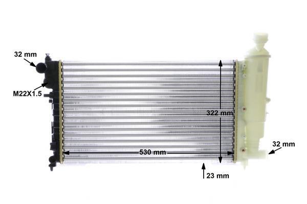 Radiateur moteur (Radiateur de refroidissement) MAHLE Aftermarket CR 468 000S