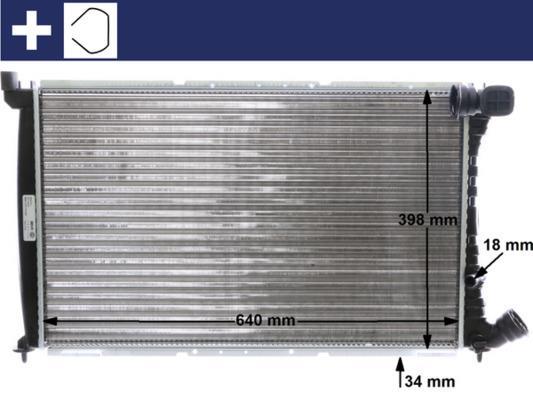 Radiateur moteur (Radiateur de refroidissement) MAHLE Aftermarket ref. CR 473 000S