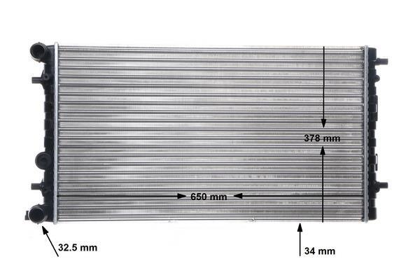 Radiateur moteur (Radiateur de refroidissement) MAHLE Aftermarket CR 477 001S