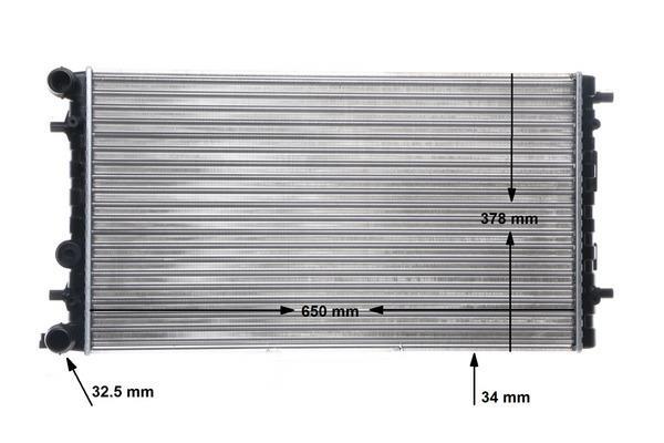 Radiateur moteur (Radiateur de refroidissement) MAHLE Aftermarket CR 477 001S