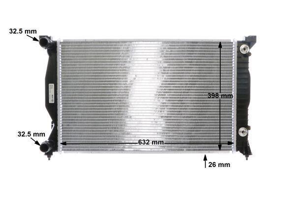 Radiateur moteur (Radiateur de refroidissement) MAHLE Aftermarket CR 484 000S