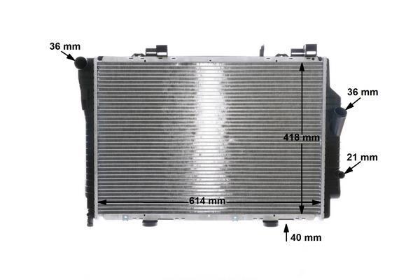 Radiateur moteur (Radiateur de refroidissement) MAHLE Aftermarket CR 485 000S