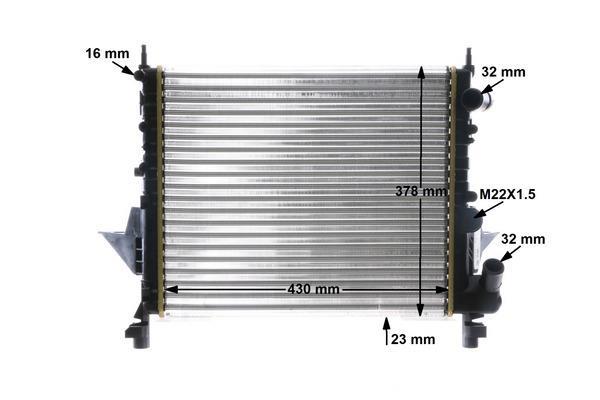 Radiateur moteur (Radiateur de refroidissement) MAHLE Aftermarket CR 490 000S