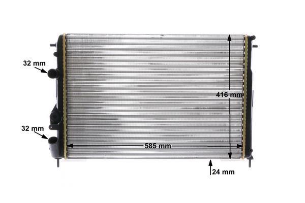 Radiateur moteur (Radiateur de refroidissement) MAHLE Aftermarket CR 493 000S