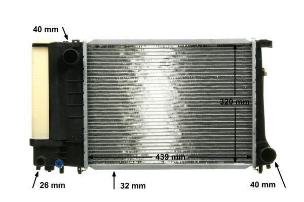 Radiateur moteur (Radiateur de refroidissement) MAHLE Aftermarket CR 495 000P