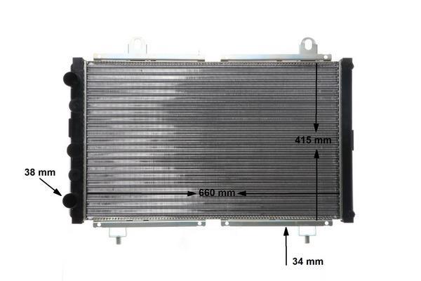 Radiateur moteur (Radiateur de refroidissement) MAHLE Aftermarket CR 499 000S