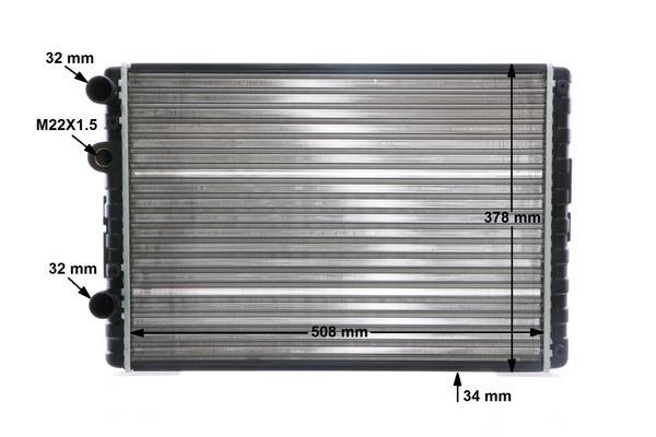 Radiateur moteur (Radiateur de refroidissement) MAHLE Aftermarket CR 506 000S