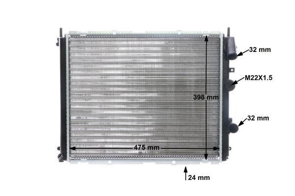 Radiateur moteur (Radiateur de refroidissement) MAHLE Aftermarket CR 510 000S