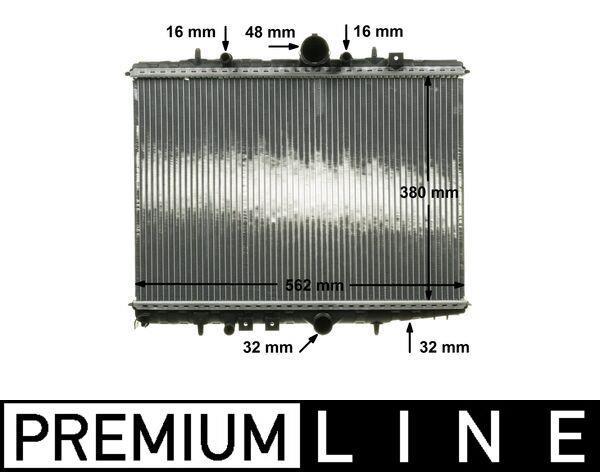 Radiateur moteur (Radiateur de refroidissement) MAHLE Aftermarket CR 514 000P
