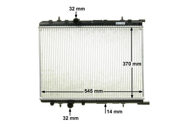 Radiateur moteur (Radiateur de refroidissement) MAHLE Aftermarket ref. CR 515 000P